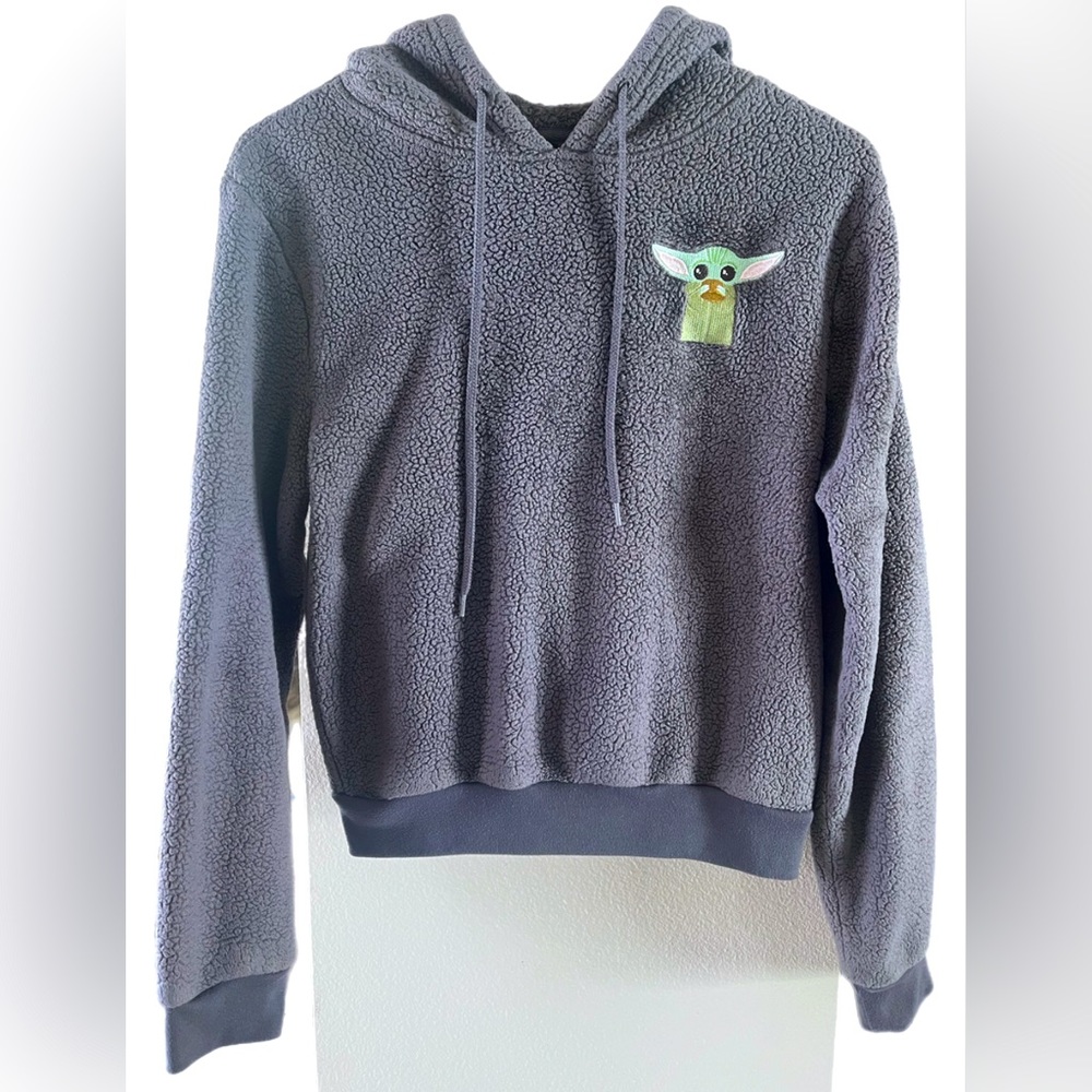 Cold Crush Baby Yoda Juniors Hoodie Junior Size Small